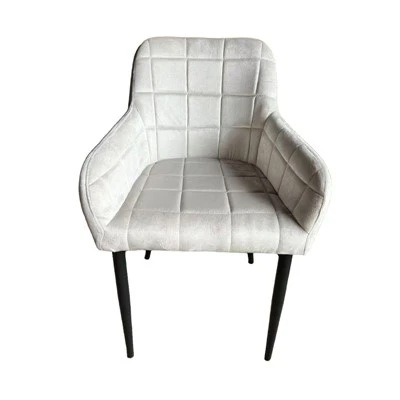 High Back Armchair with Ottoman